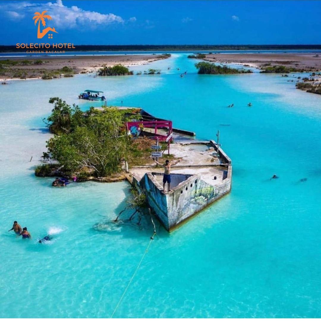 Hotel Apartaments Solecito Bacalar - Free Bikes & Paddle Екстериор снимка